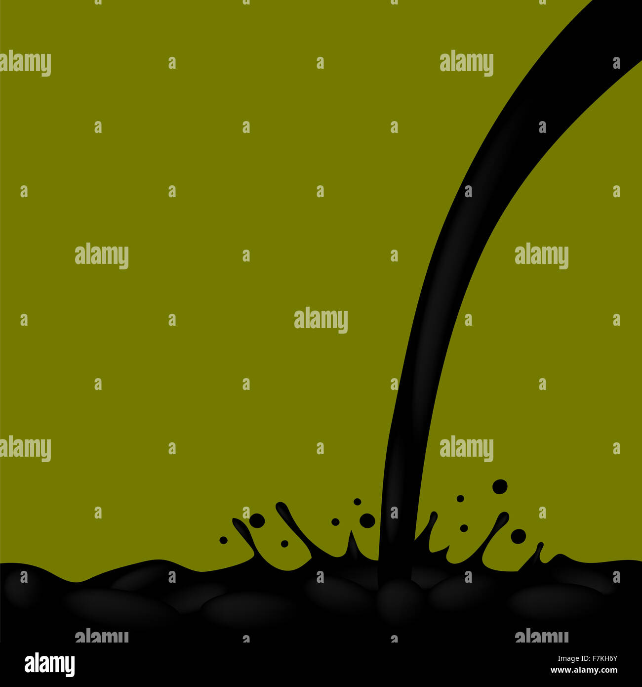 Oil Splash. Droplets and Splatter Stock Photo Alamy