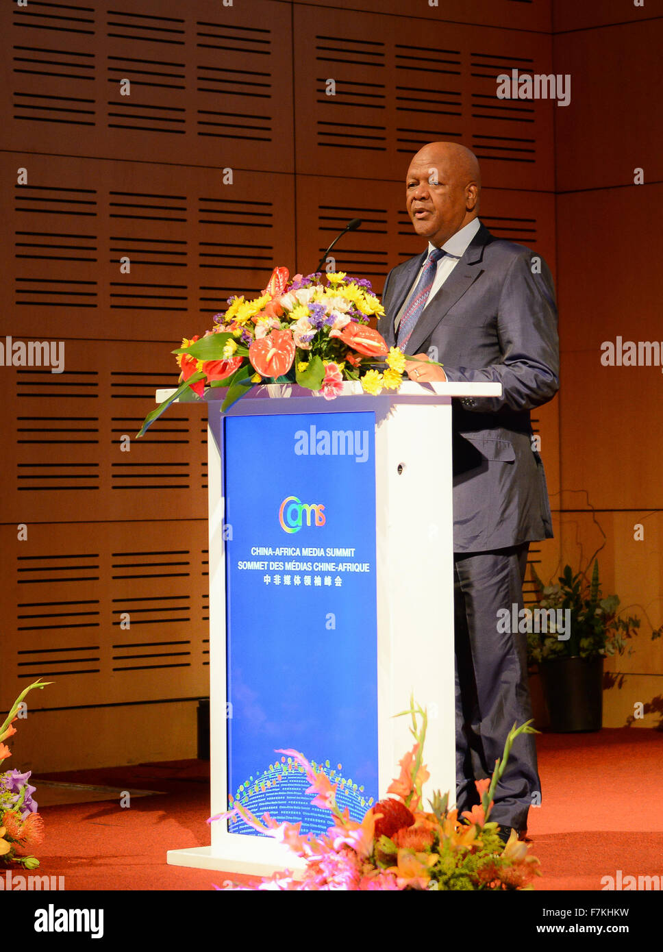 Cape Town, South Africa. 1st Dec, 2015. Jeff?Radebe, South Africa's ...