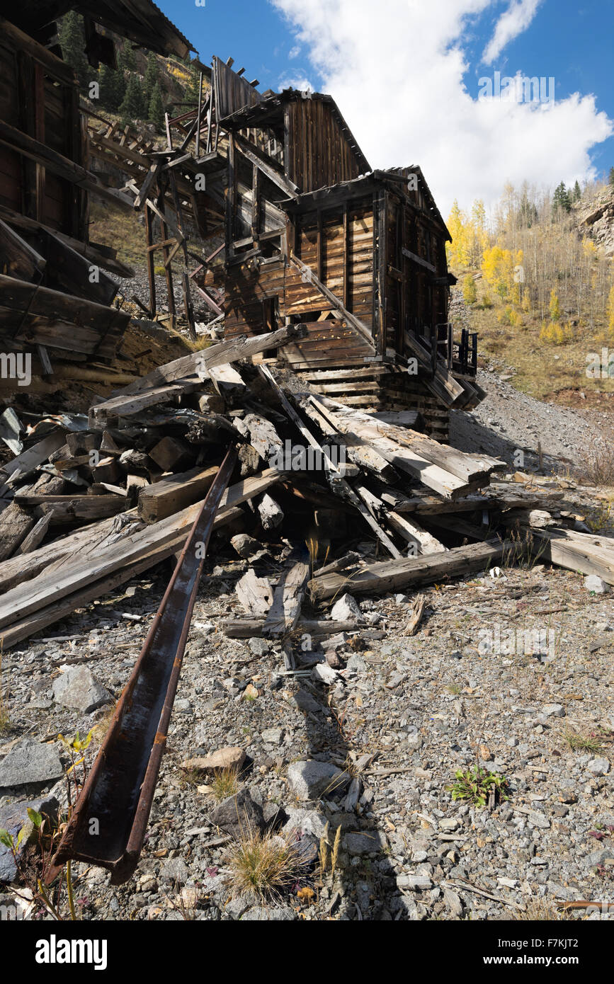 The abandoned Champion Mine outside Silverton, Colorado Stock Photo - Alamy