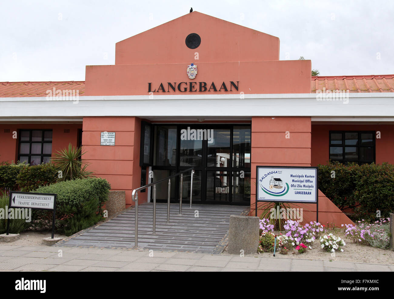 Langebaan Municipal Office in the Western Cape of South Africa Stock Photo
