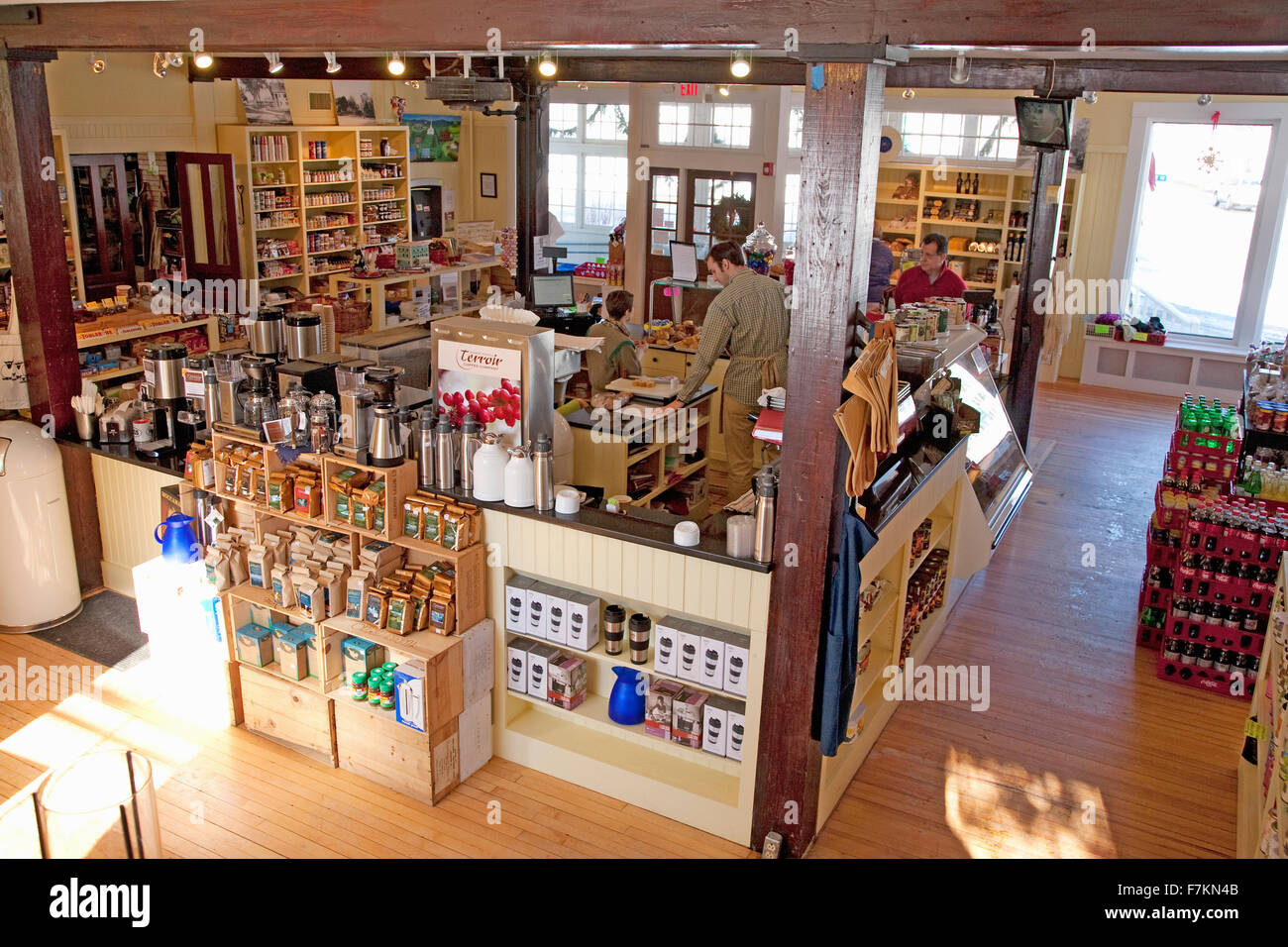 General store interior in the town of Harvard, Ma., New England, USA