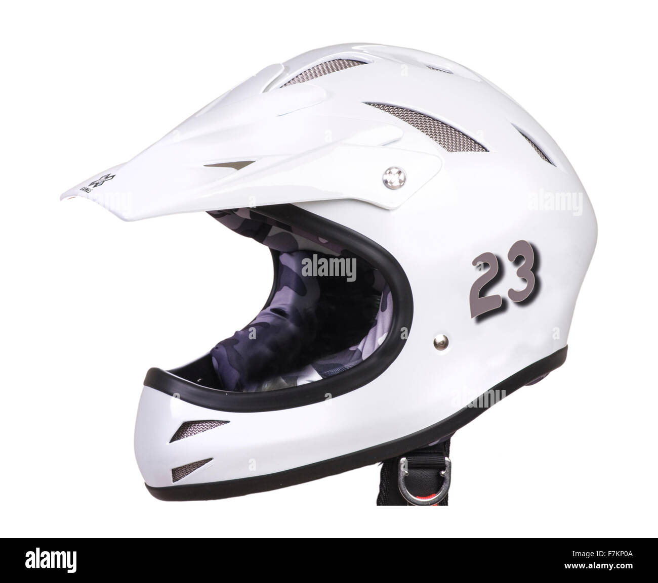 motor cycle helmet Stock Photo