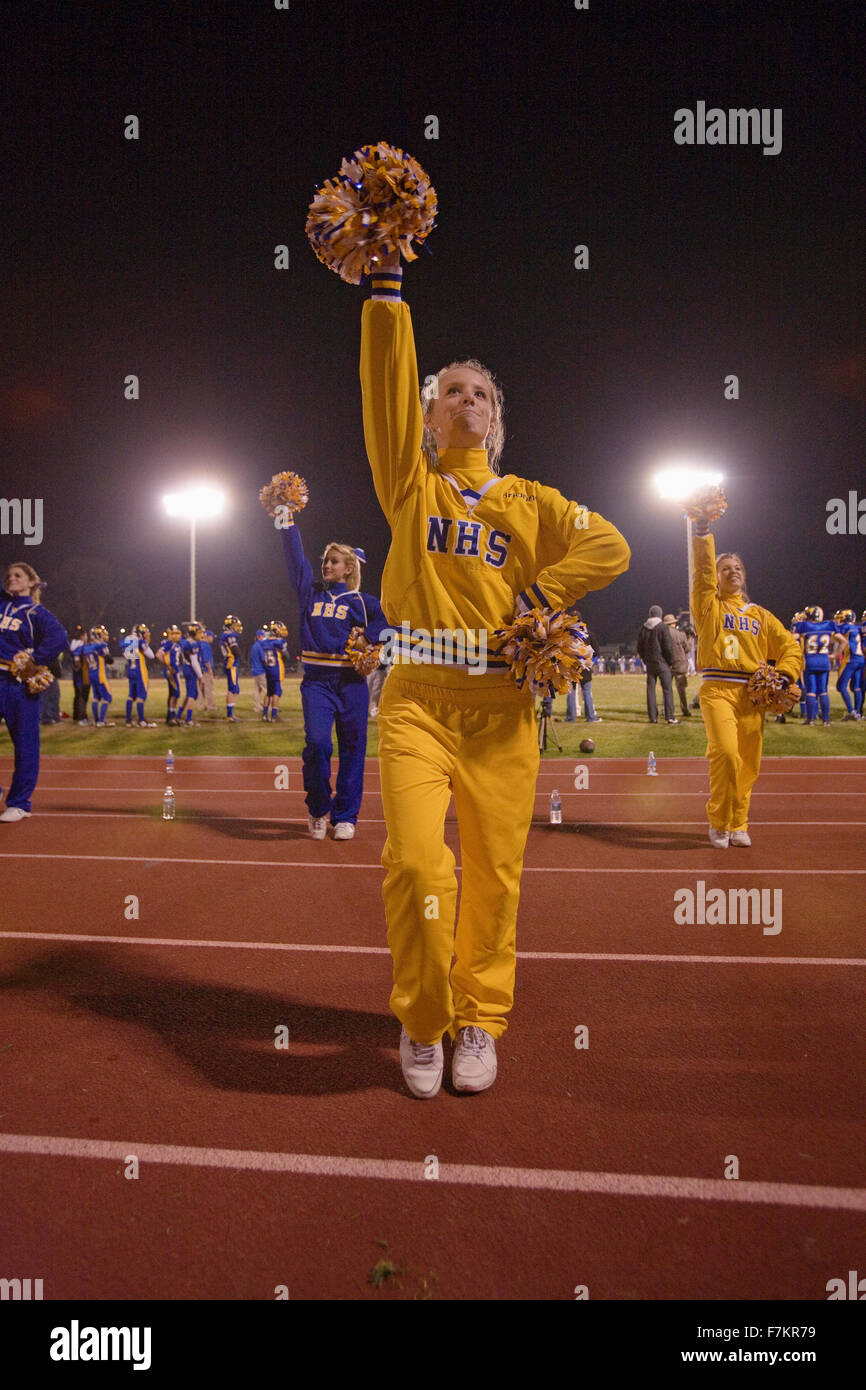 High school football cheerleaders for Ojai Nordhoff Rangers Football