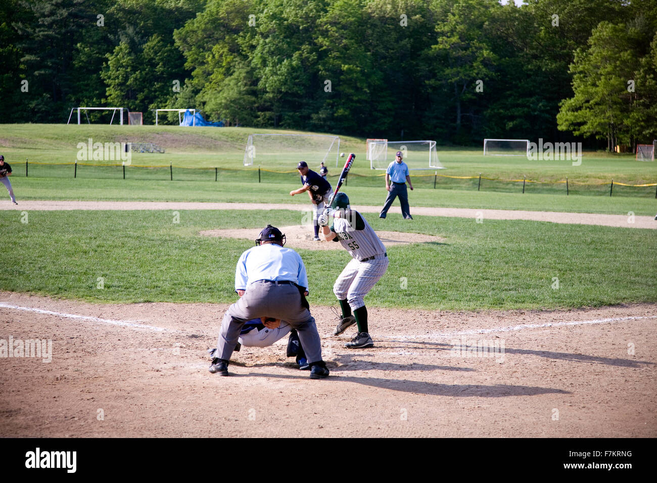 Shrewsbury Colonial high school baseball batter bats against Nashoba