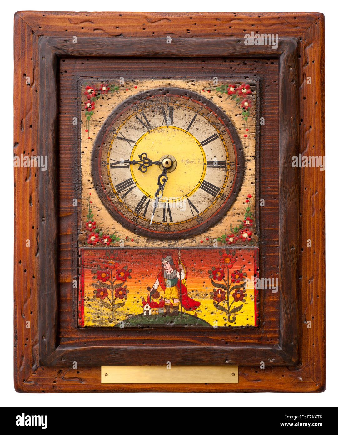 Wooden clock hi-res stock photography and images - Alamy