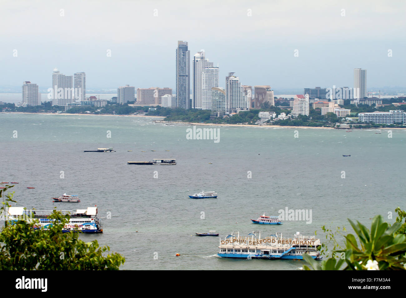 Pattaya city birds view hi-res stock photography and images - Alamy