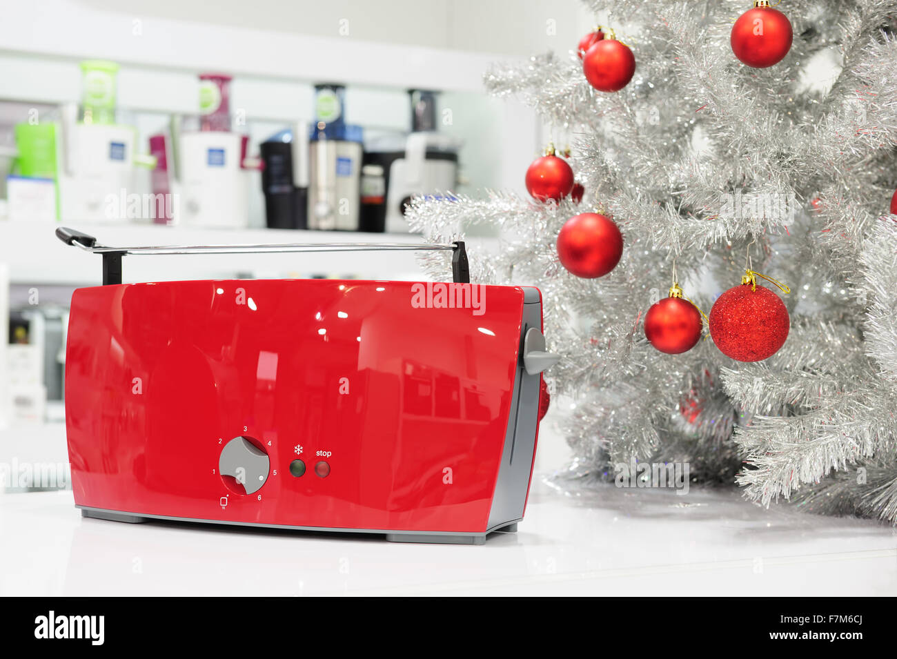 Home appliances store at Christmas Stock Photo - Alamy