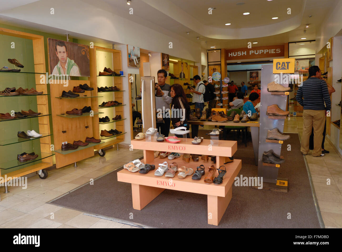 Shoe store on 16th de Septiembre Street in Mexico City, Mexico Stock Photo