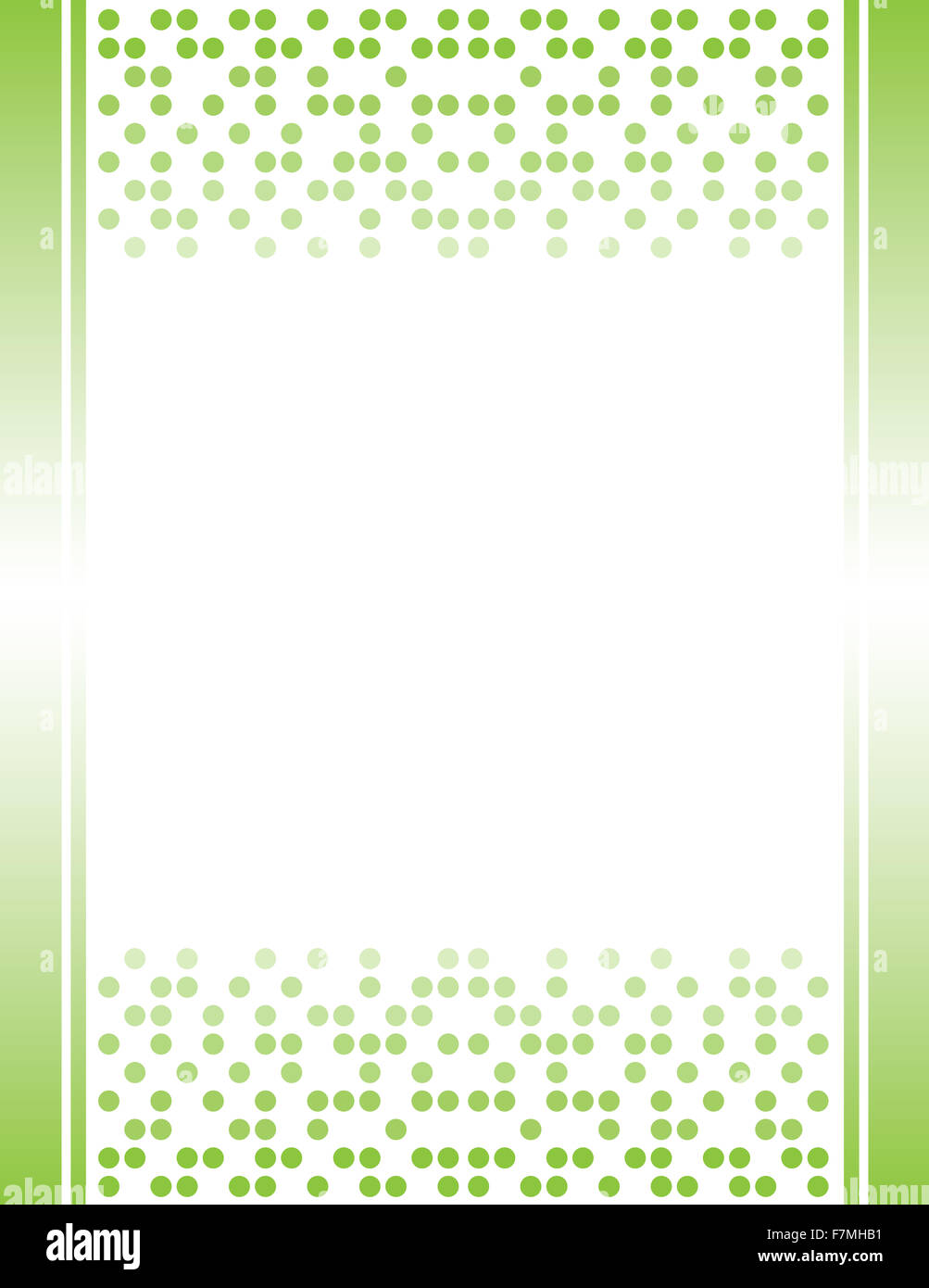 Green Dot Matrix Border Background Stock Photo - Alamy