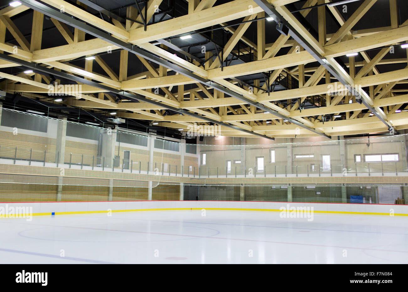 ice skating rink indoors Stock Photo Alamy