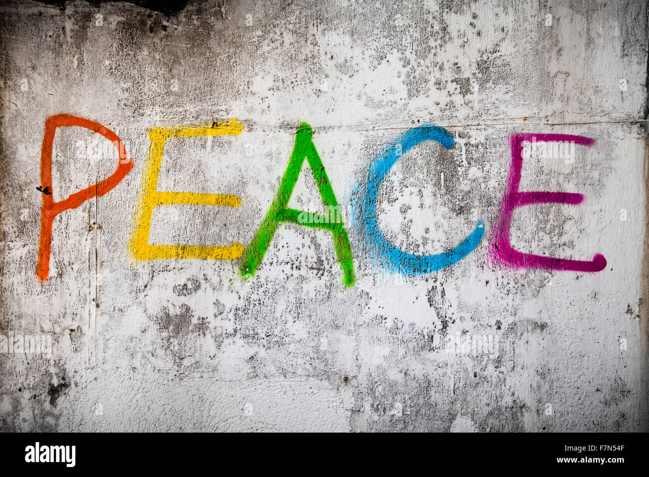 Peace Graffiti High Resolution Stock Photography And Images Alamy