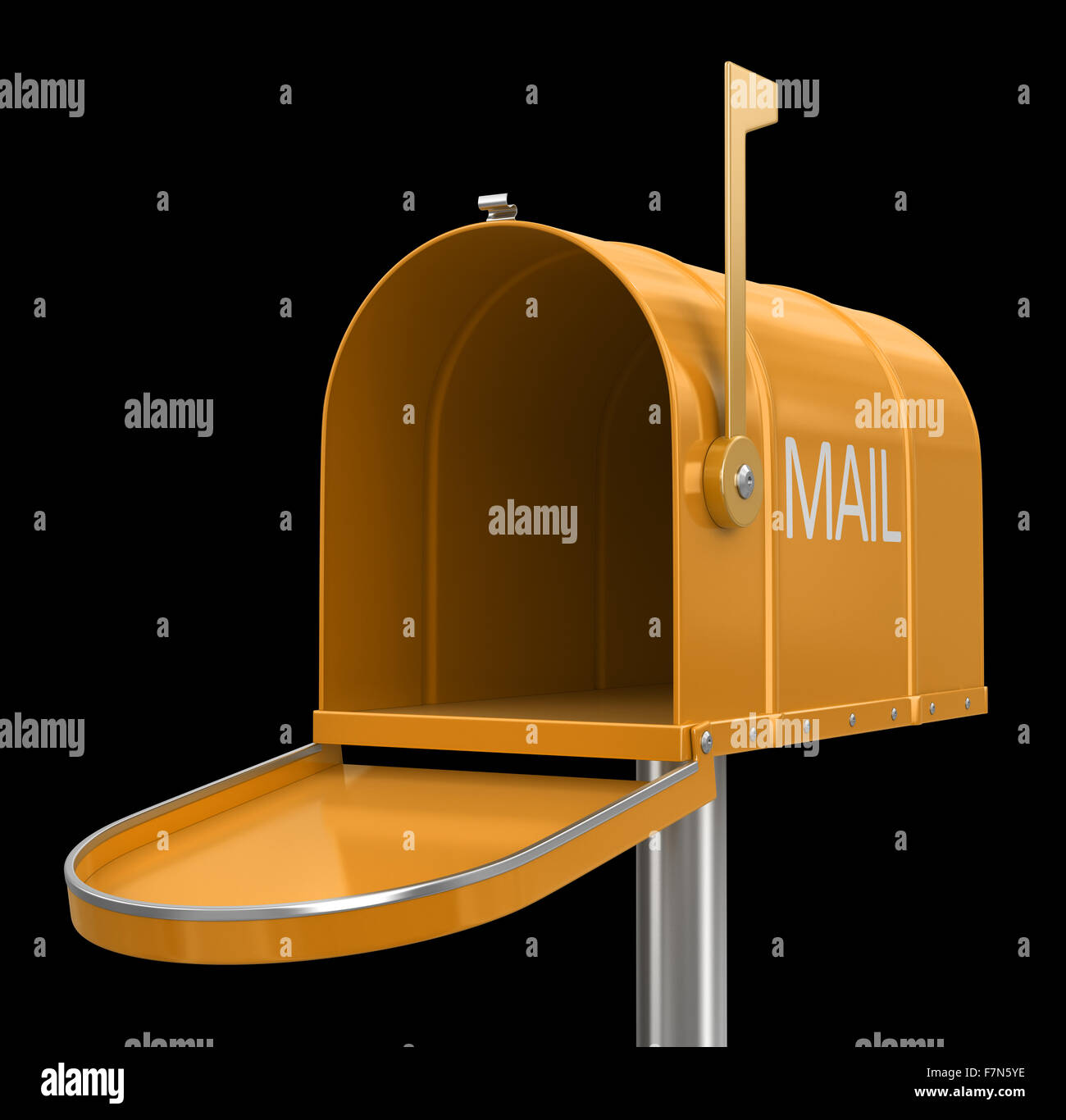 Mailbox (clipping path included Stock Photo - Alamy