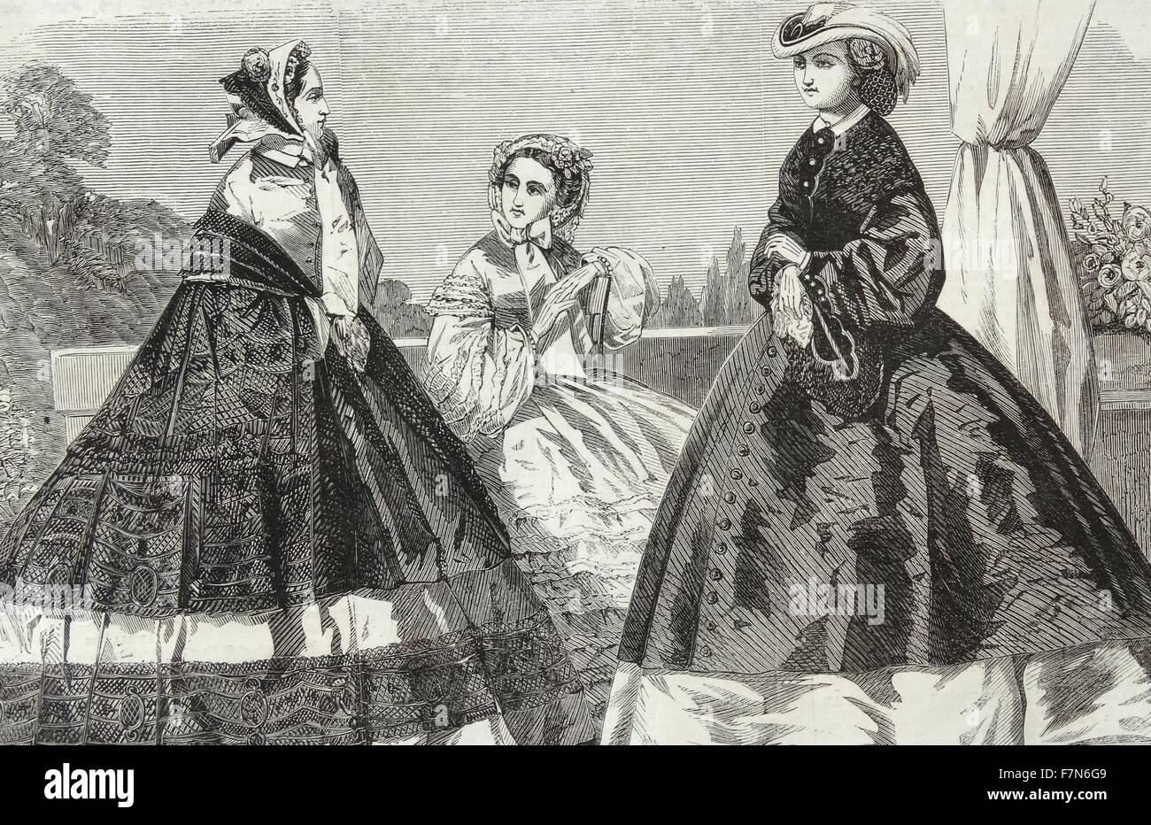 19th century fashion paris french women hi-res stock 19th century fashion paris french women hi-res stock