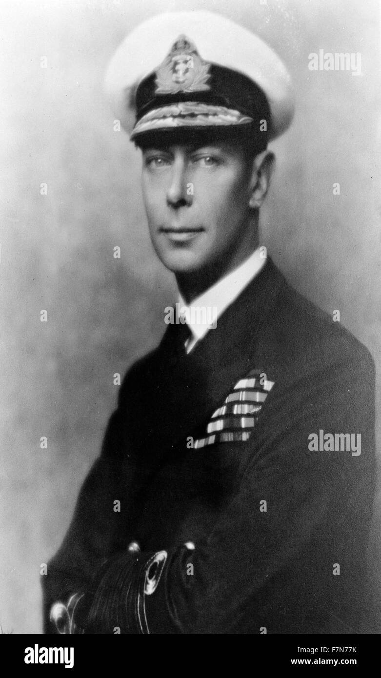 King George VI of Great Britain 1939 Stock Photo