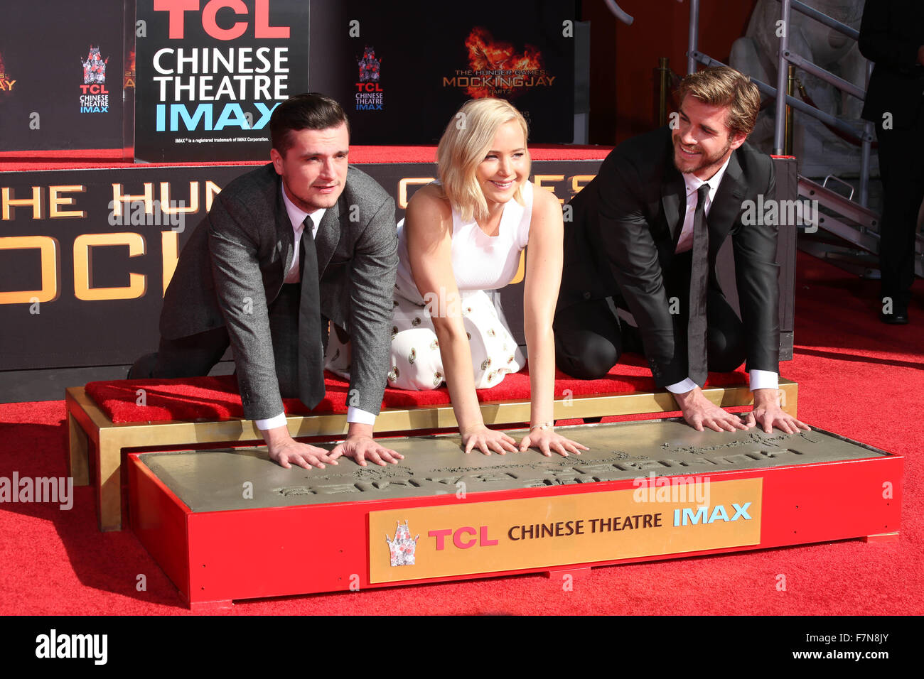 'The Hunger Games: Mockingjay - Part 2' cast hand and footprint ...