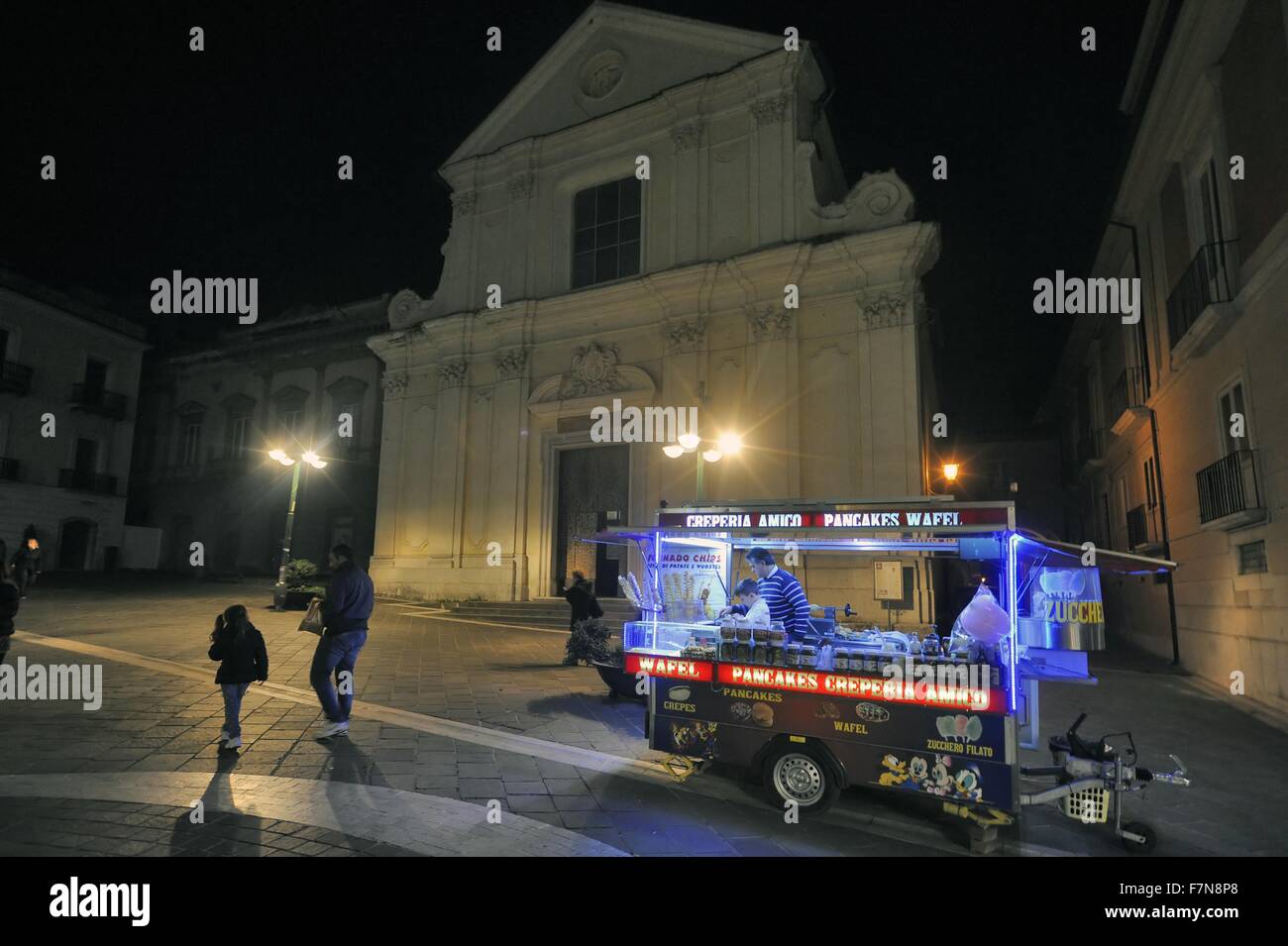Benevento (Campania region, Italy), church of St. Bartholomew Stock