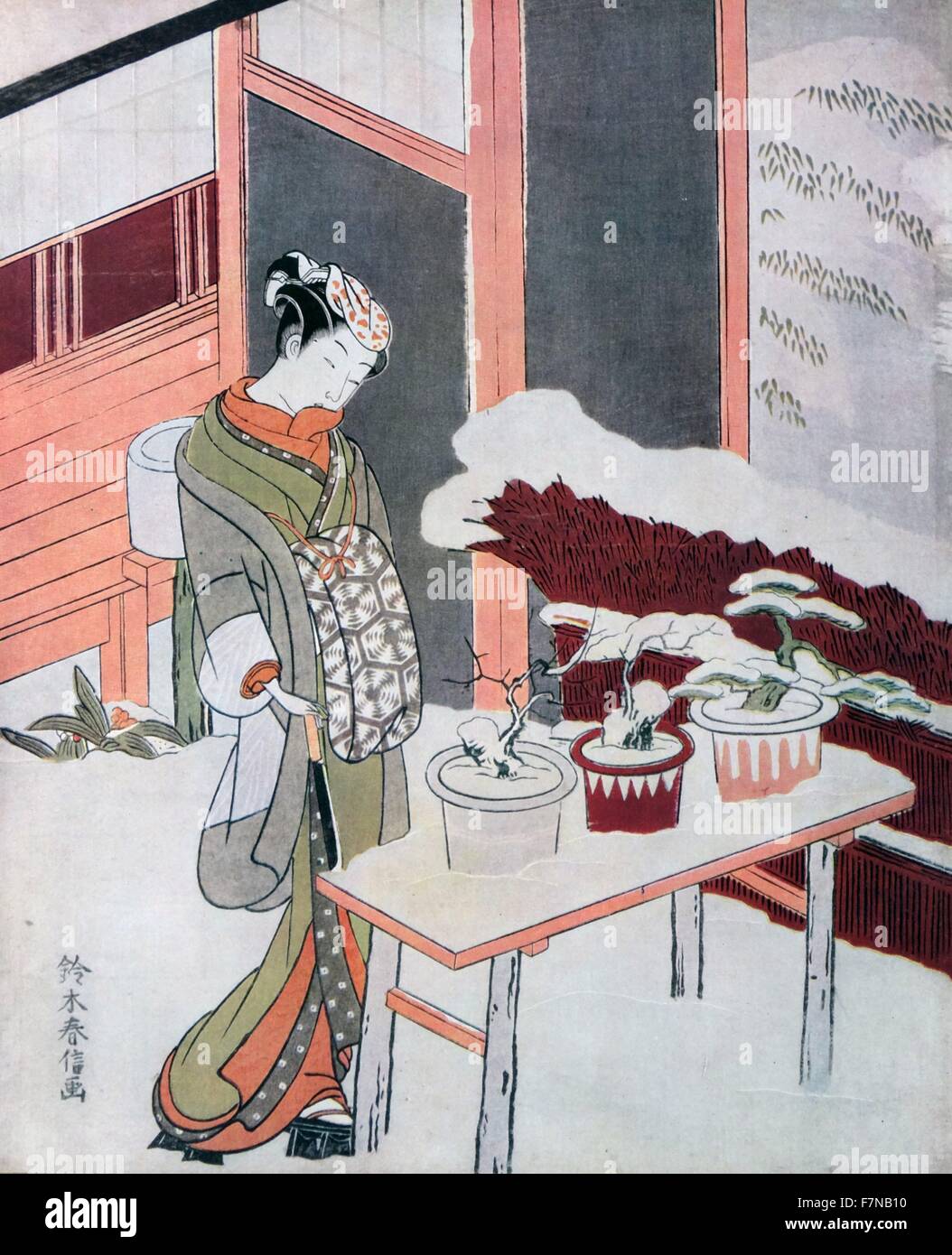 Japan art history historical archive archival hi-res stock