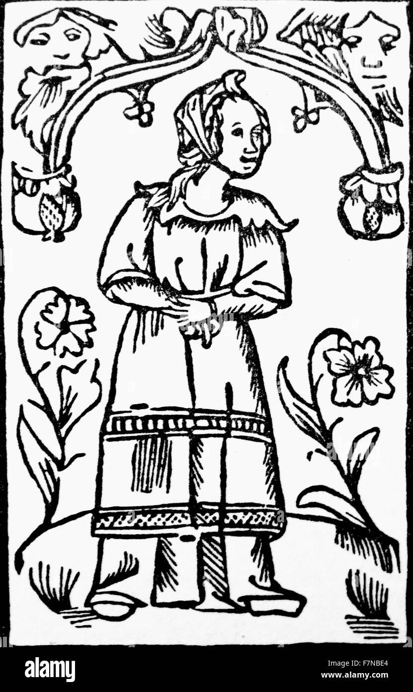 Romance of the rose; 1503 Woodcut by Lorris and Jean de Meung Stock Photo -  Alamy