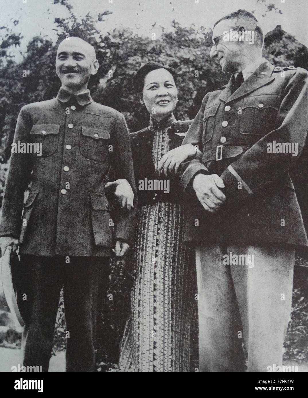 Photograph of the leaders of the New China with their American Ally ...