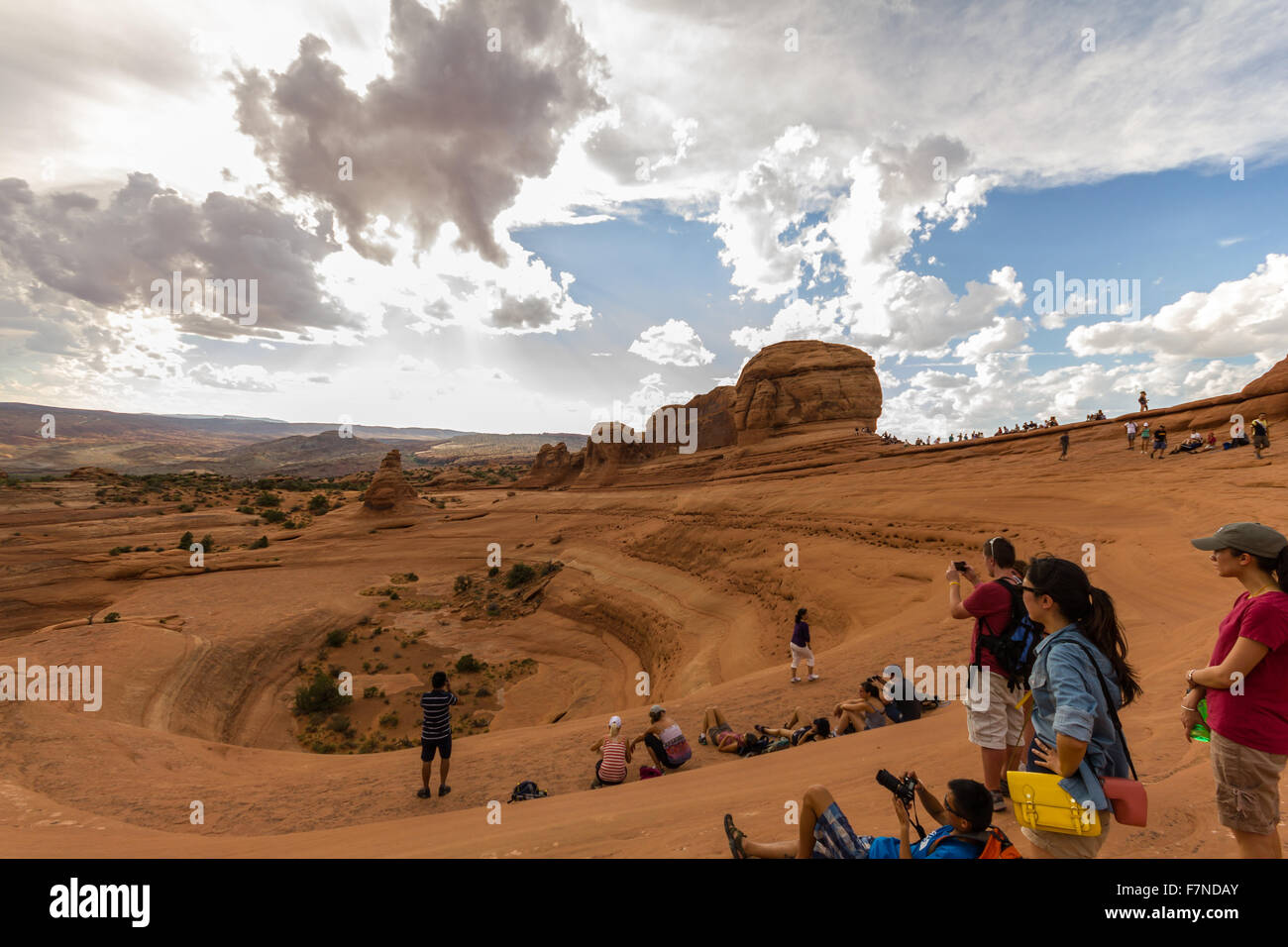 Panorama sunset delicate arch hi-res stock photography and images - Alamy