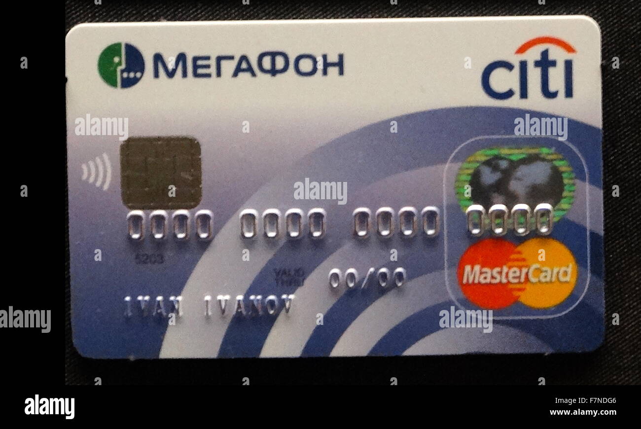 Citibank Russia MasterCard, Russia, 2000s Stock Photo Alamy