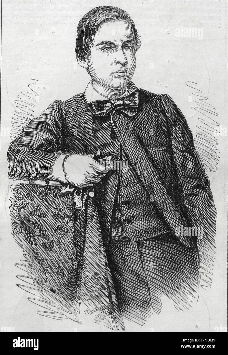 Ricciotti, youngest son of General Garibaldi. Stock Photo