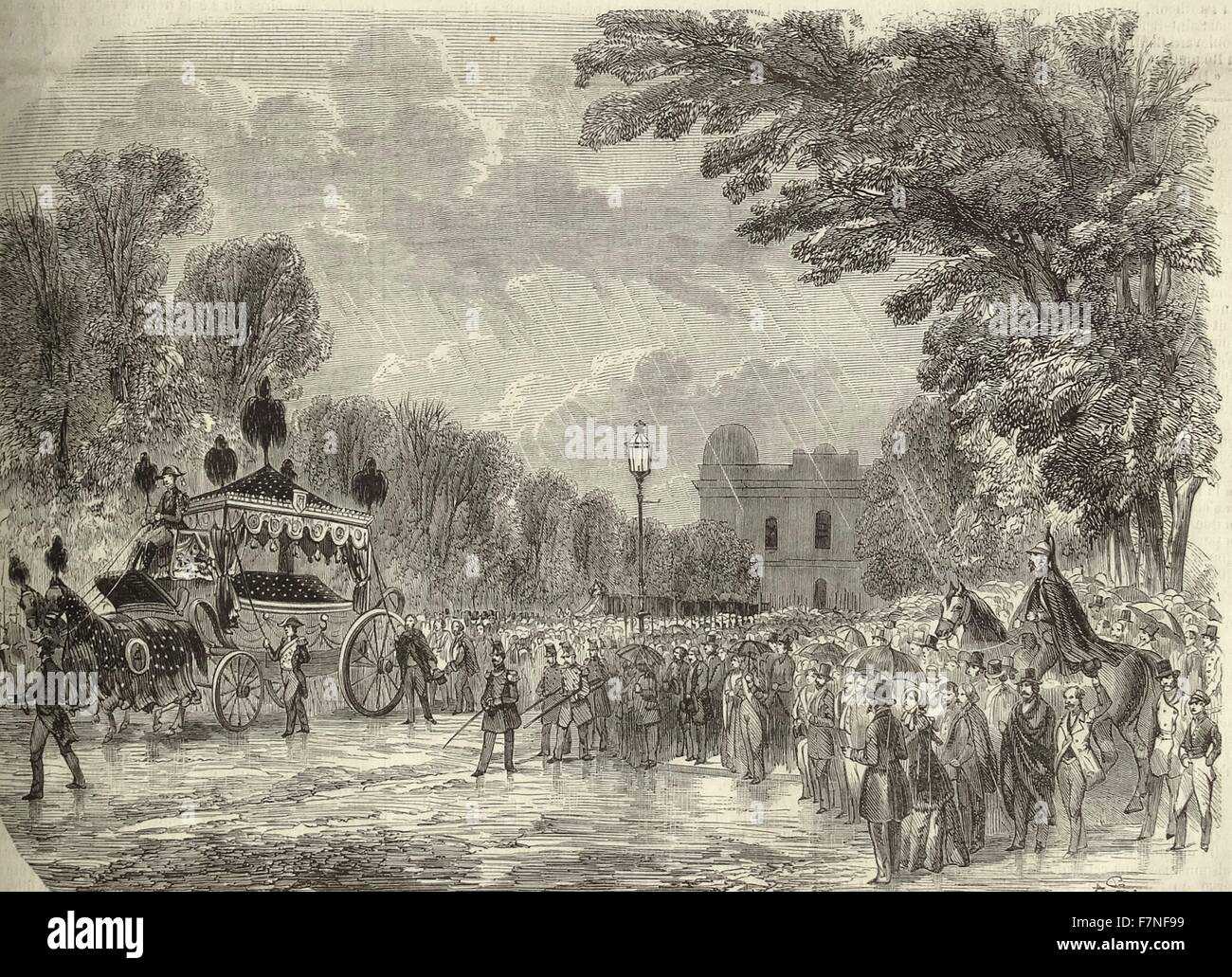 The funeral convoy of Mr Francois Arago (17861853). Francois Arago was