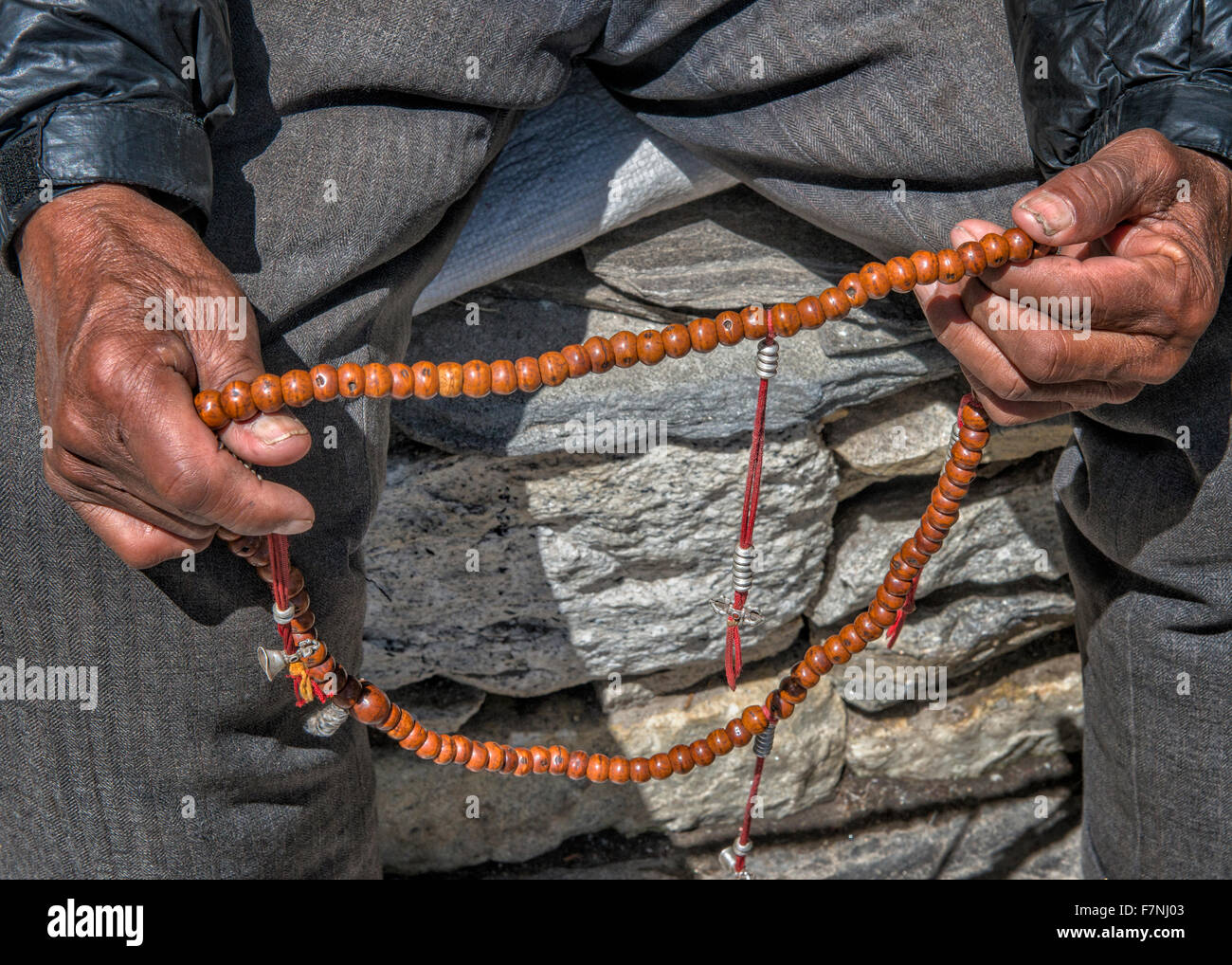 Buddhism prayer beads hi-res stock photography and images - Alamy