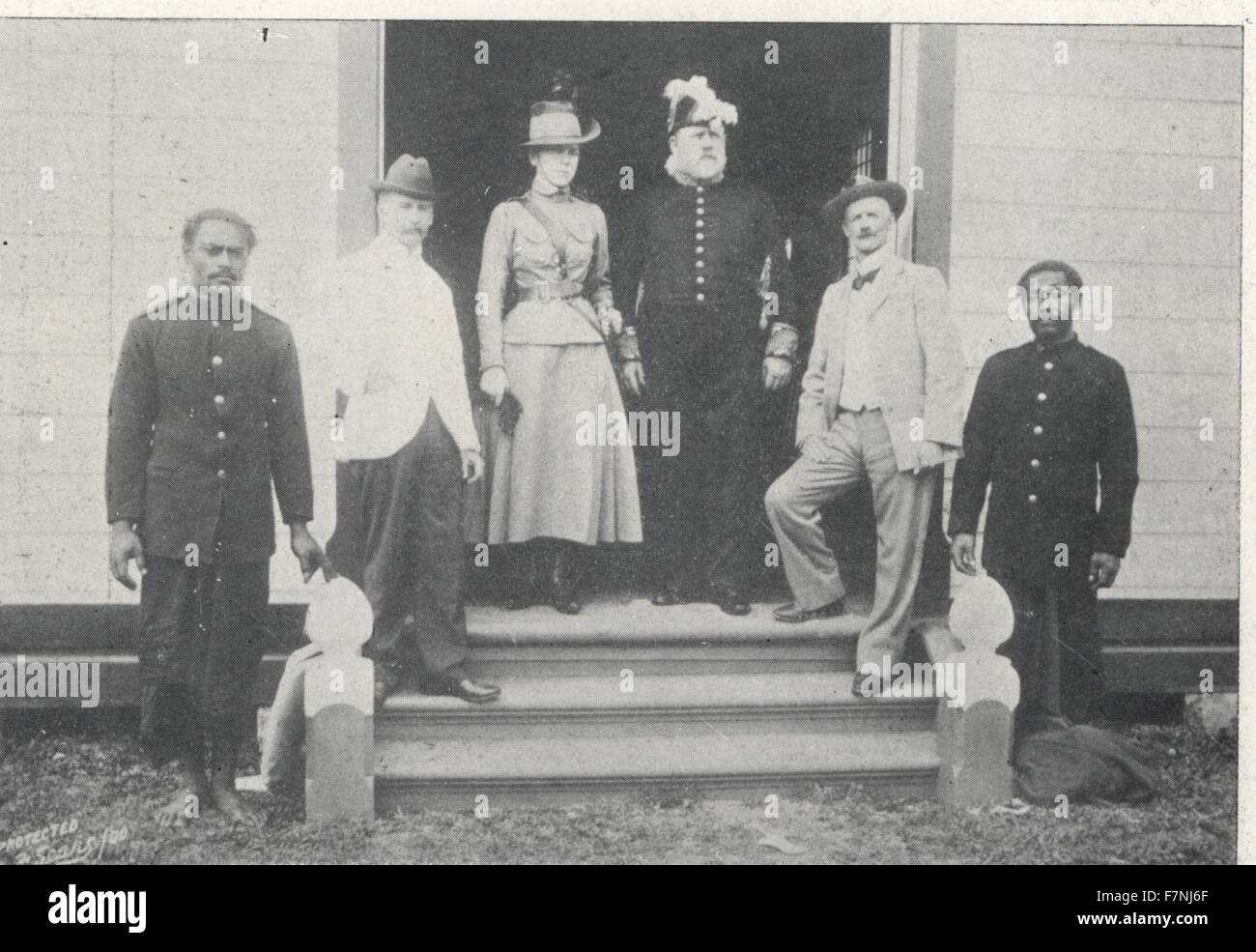 Prime Minister of New Zealand Richard Seddon (18451906) and wife Mrs