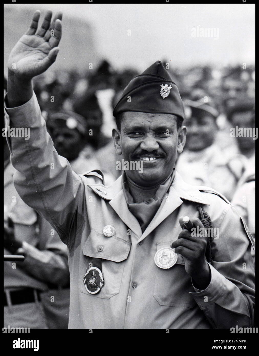 Lieutenant Colonel Atnafu Abate (late 1930s – 1977) was an Ethiopian military officer and a leading member of the Derg, the military junta which deposed Emperor Haile Selassie and ruled the country for the next several years. Stock Photo