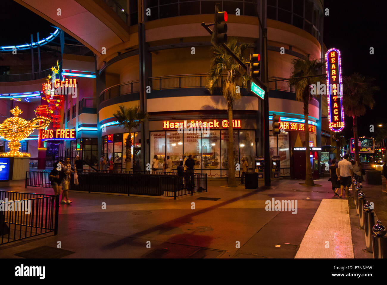 At the heart attack grill in Las Vegas Stock Photo