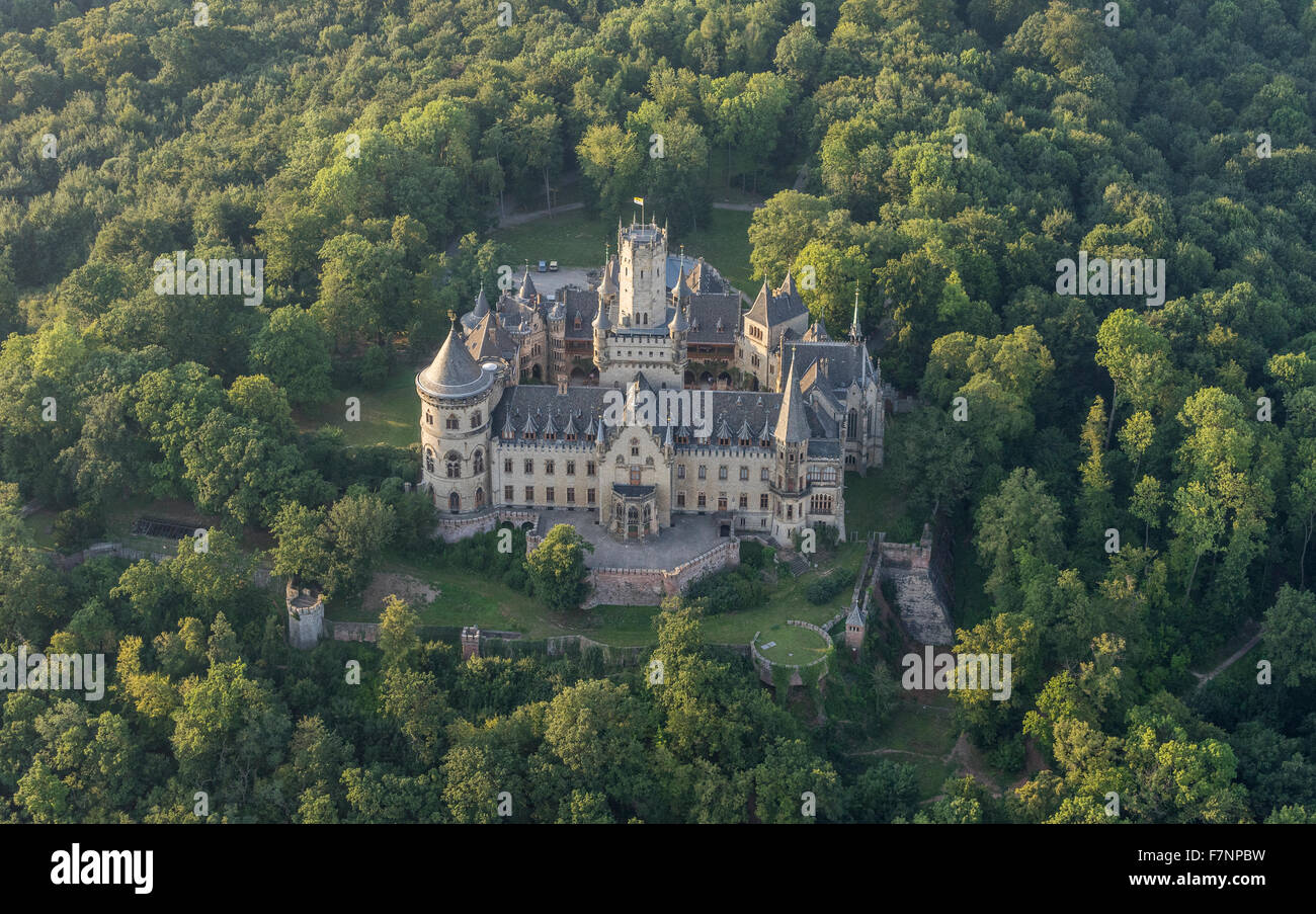 Germany, Pattensen, aerial view of Marienburg Castle Stock Photo Alamy