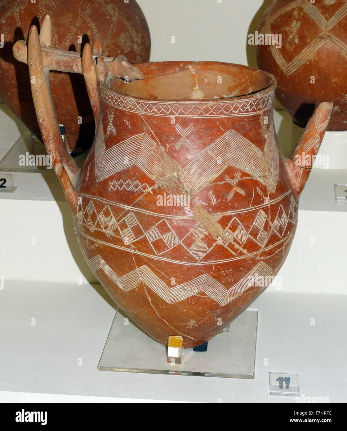 Jar from the Vounous Cemeteries, Cyprus. From the Early Bronze Age