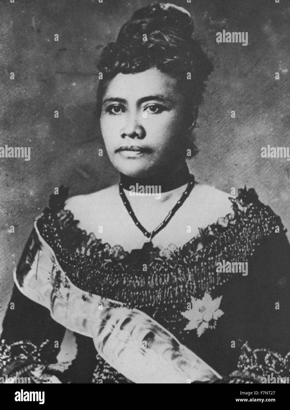 Photographic portrait of Liliuokalani (18381917) last monarch and only