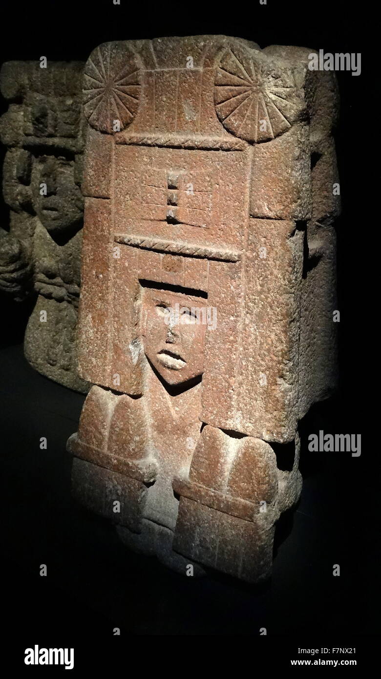 Aztec volcanic rock statue of the Goddess of maize and