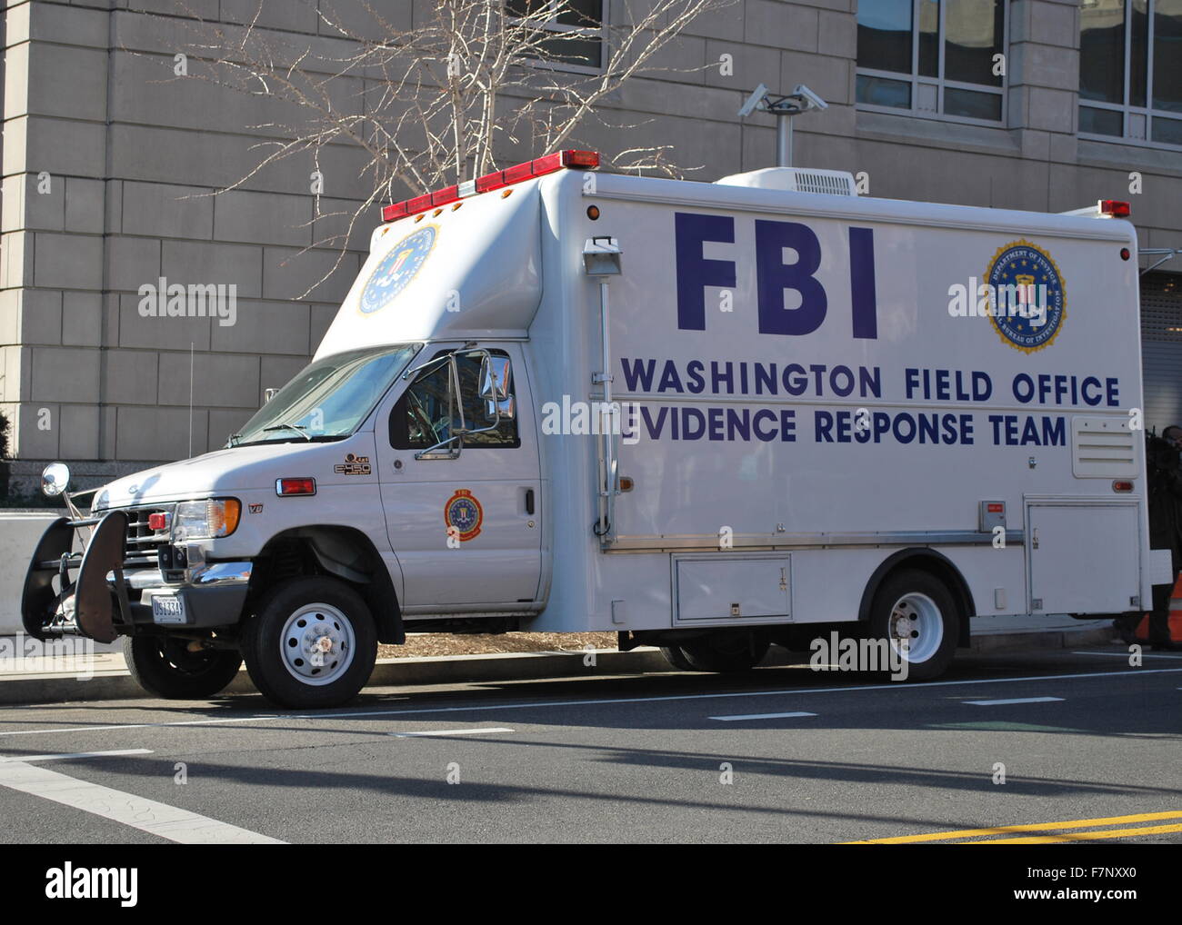 FBI mobile evidence response team vehicle Stock Photo