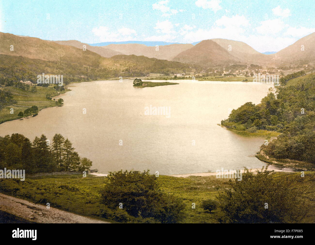 Grasmere, Lake District, England 1890 Stock Photo