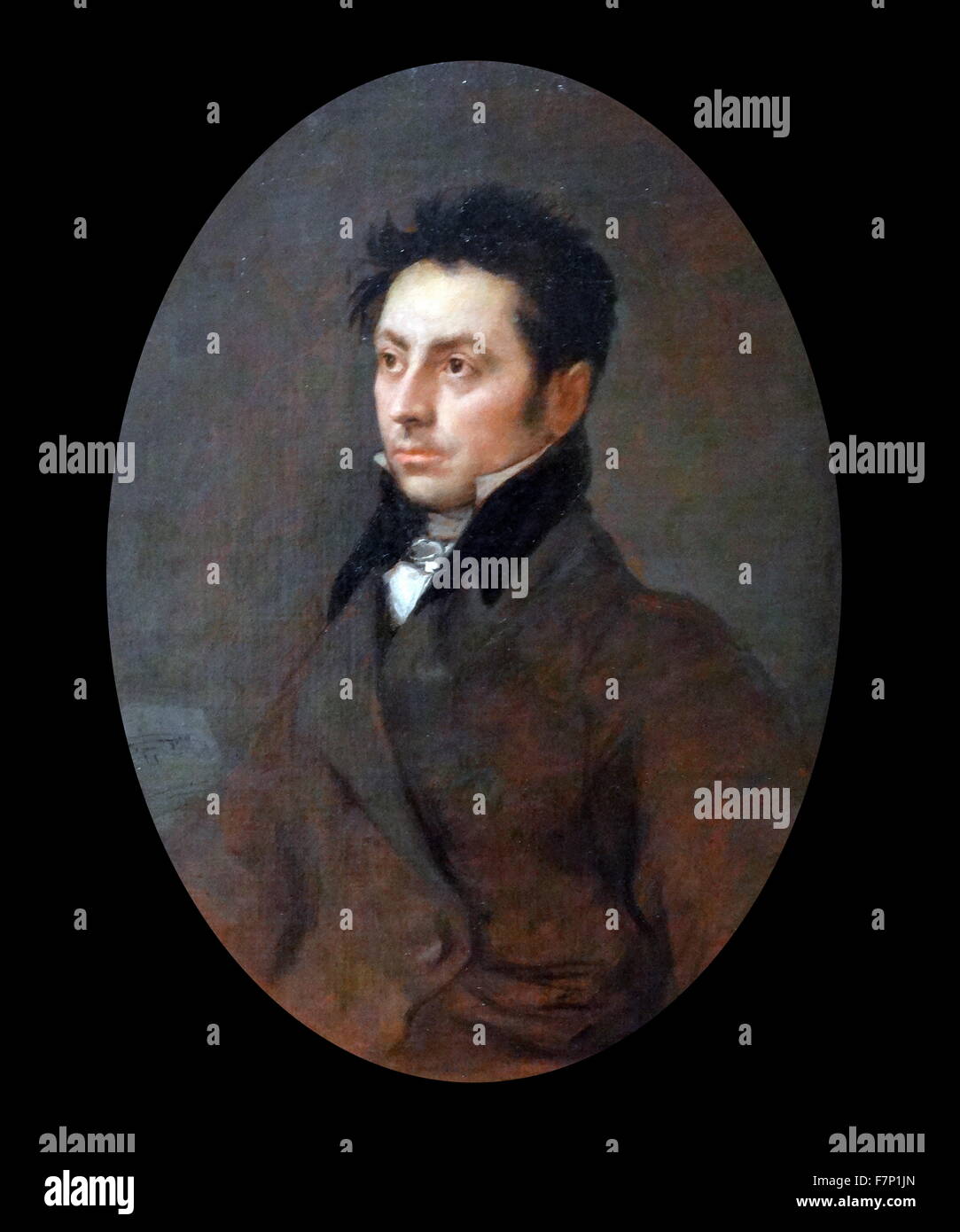 Portrait of Manuel Quijano by Francisco Goya (1746-1828) Spanish romantic painter and printmaker. Dated 1815 Stock Photo