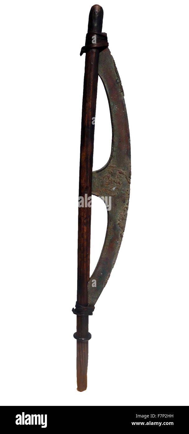 Ancient Egyptian, Bronze axes. Middle Kingdom (2040-1640 BC). Stock Photo