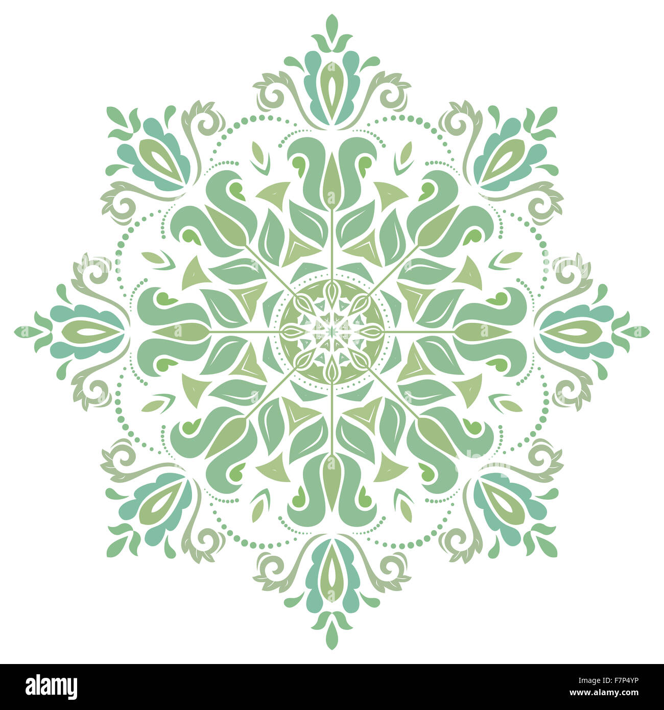 Damask Oriental Pattern Stock Photo Alamy