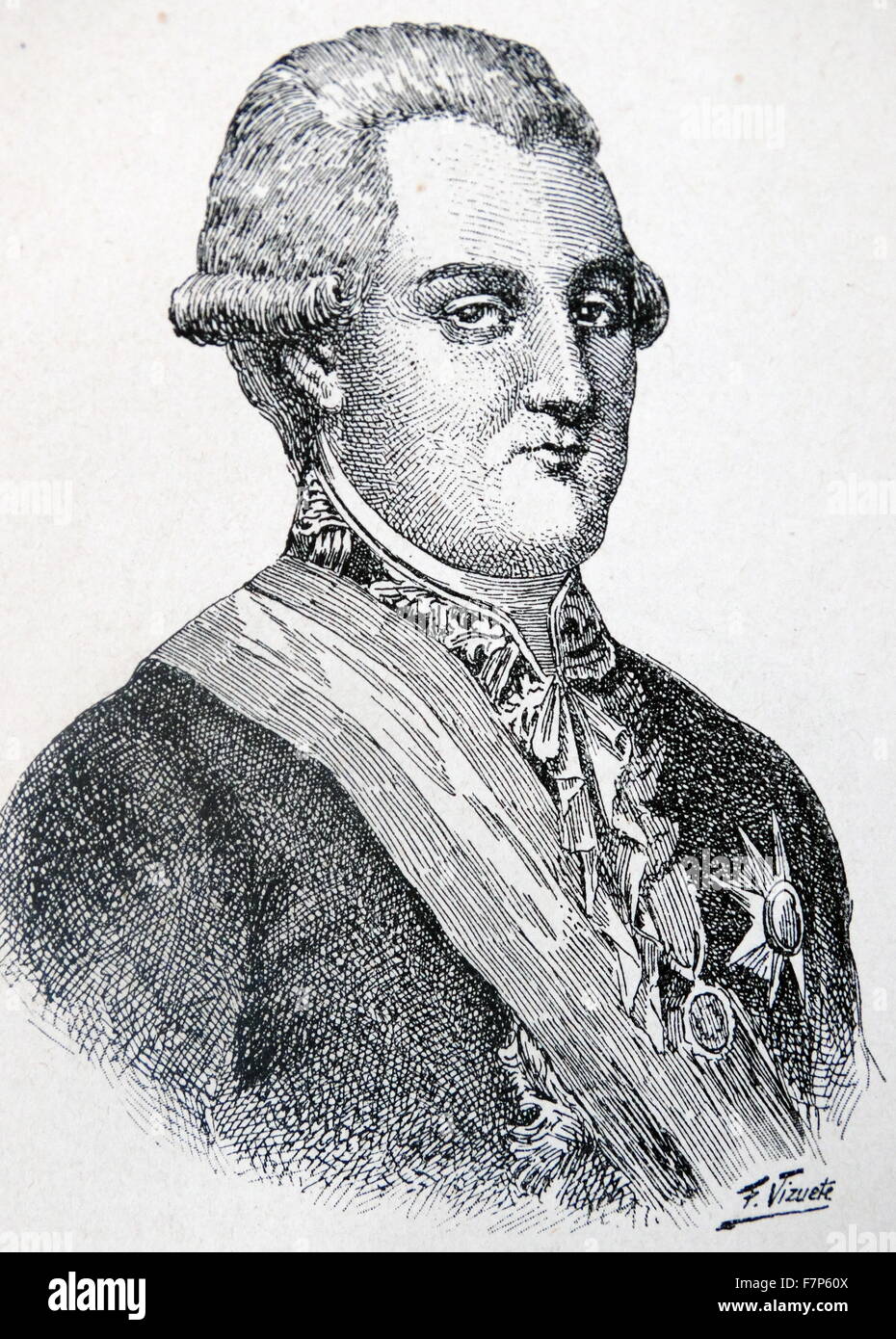 Portrait of Juan Vicente de Güemes, 2nd Count of Revillagigedo (1740