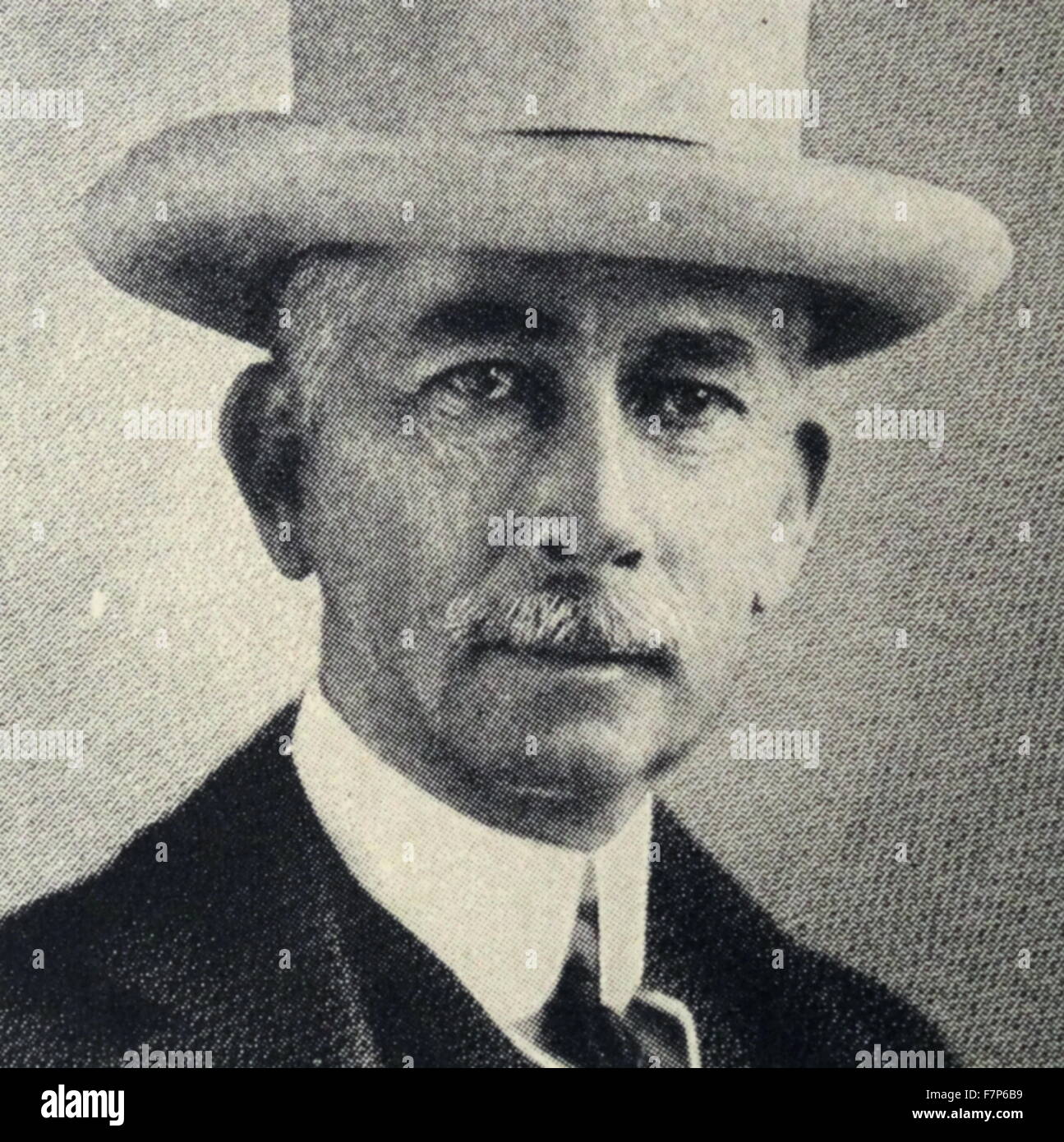 Edward M. House (26th July 1858 - 28th March 1938) known as Colonel House. Was an American politician and presidential advisor. Stock Photo