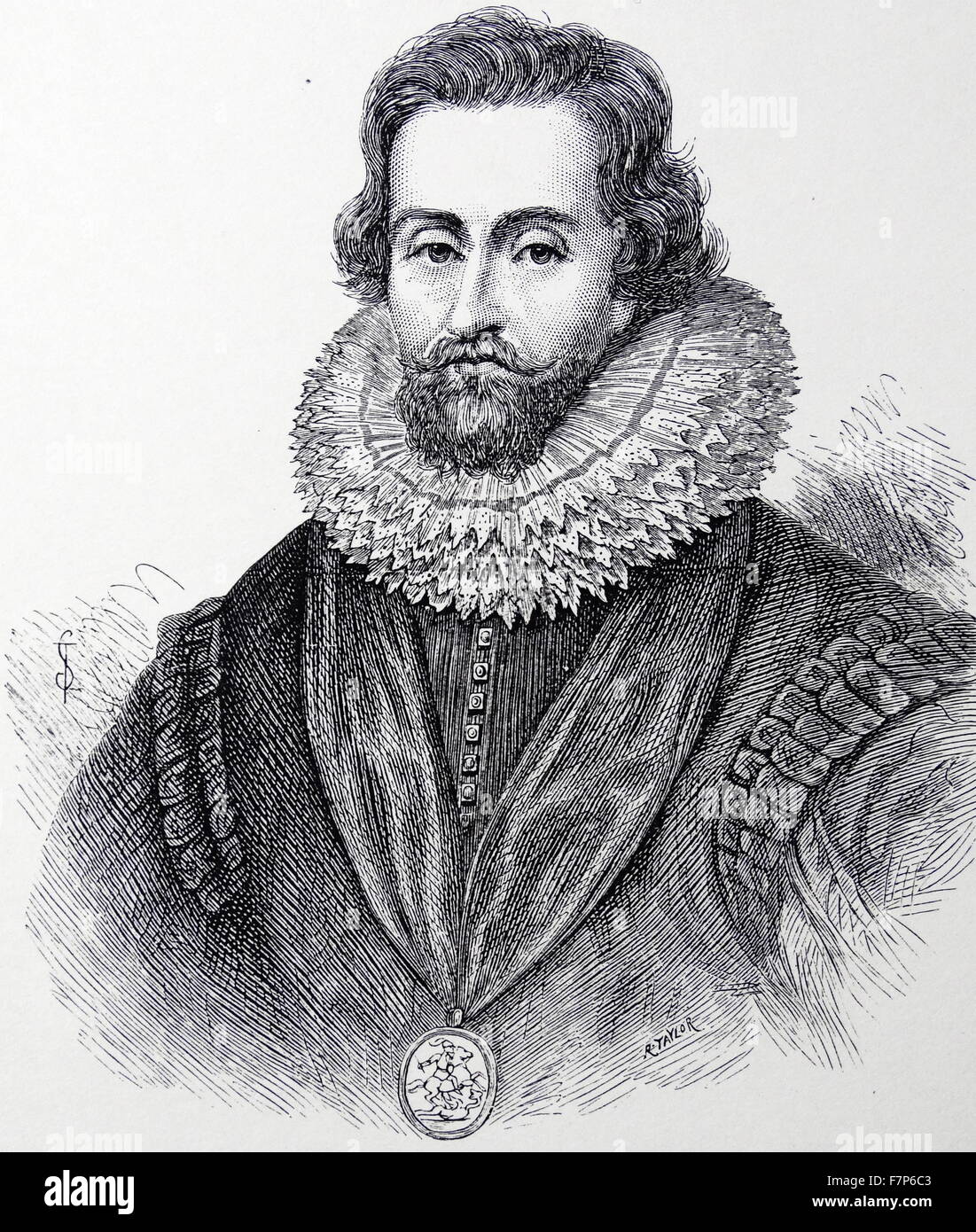 JAMES I of England, VI of Scotland (1565-1625). Became James I of England in 1603 on the death of Elizabeth I Stock Photo