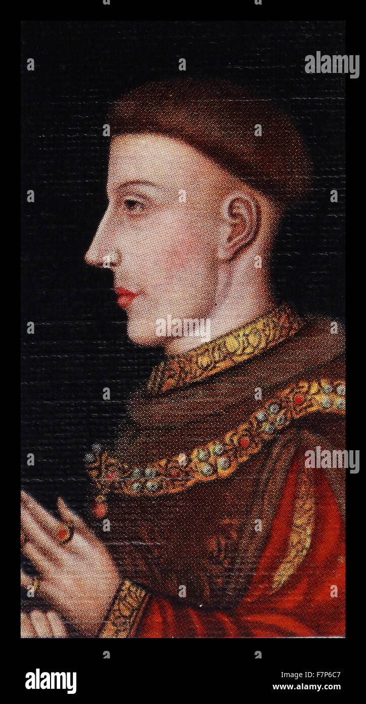 Henry V (1387-1422) King of England from 1413. Stock Photo