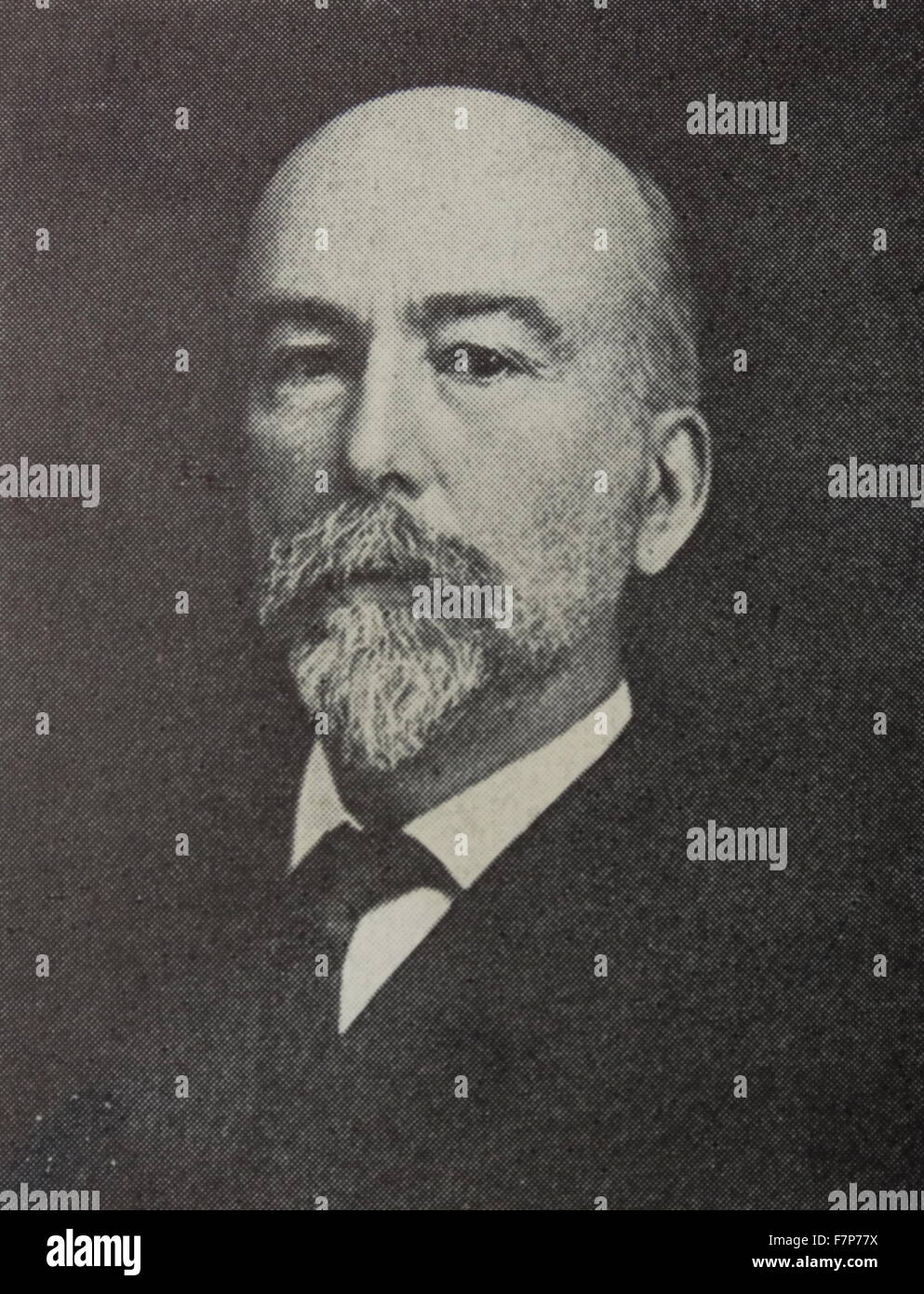 William Morris Davis (1850 - 1934) American geomorphologist. Stock Photo