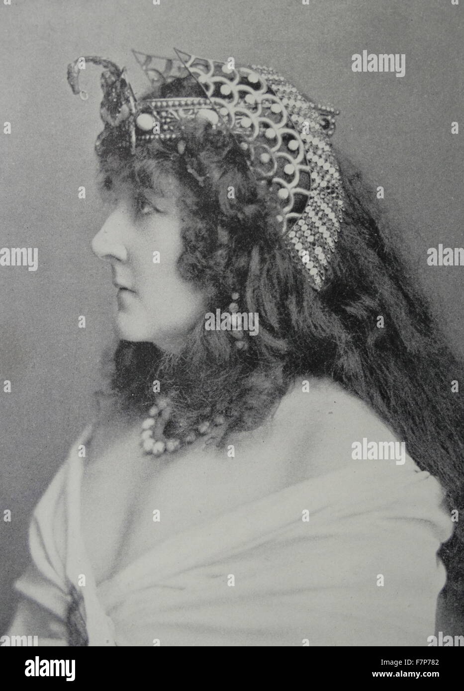FANNY DAVENPORT AS CLEOPATRA Stock Photo Alamy