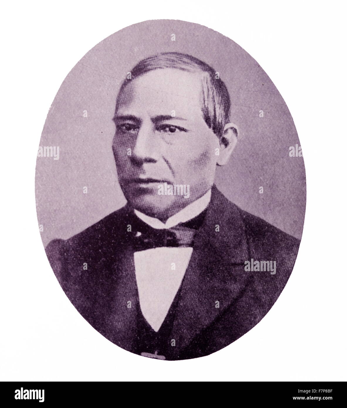 Benito Juarez 1806-1872 became president of Mexico. Stock Photo