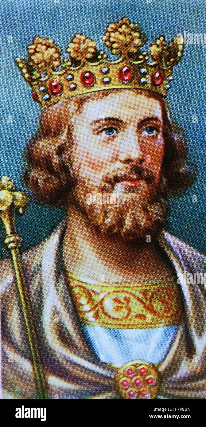 EDWARD II (1284-1327) king of England from 1307;son of Edward I and Eleanor of Castile;in 1301 created Prince of Wales;forced to abdicate and murdered in Berkeley Castle. Stock Photo