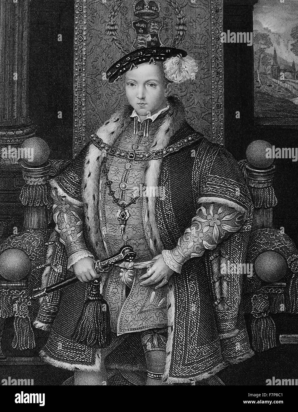 EDWARD VI/ (1537-1553)/ king of England and Ireland from 1547 Stock Photo