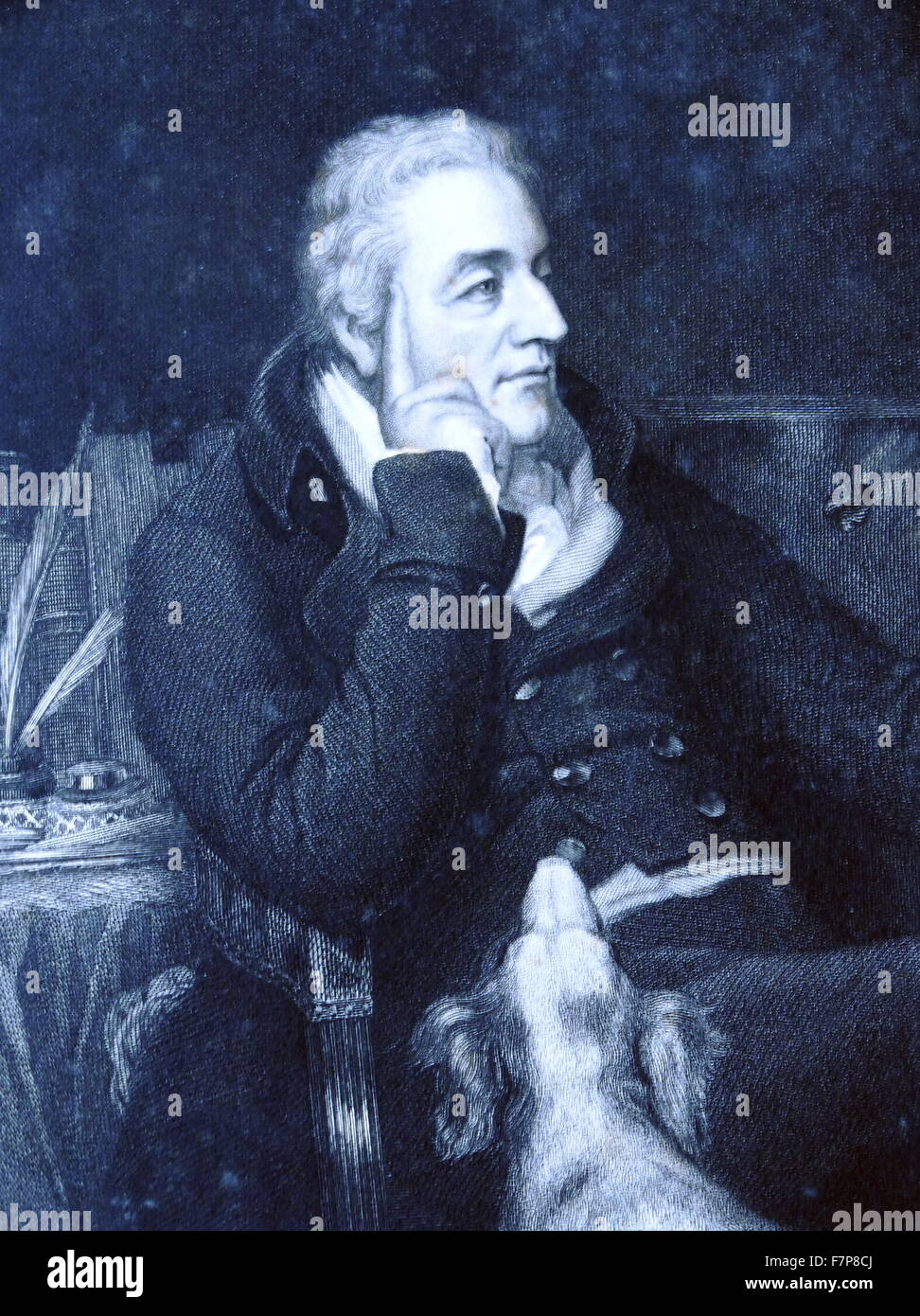 George O'Brien Wyndham, third Earl of Egremont (1751-1837). Stock Photo